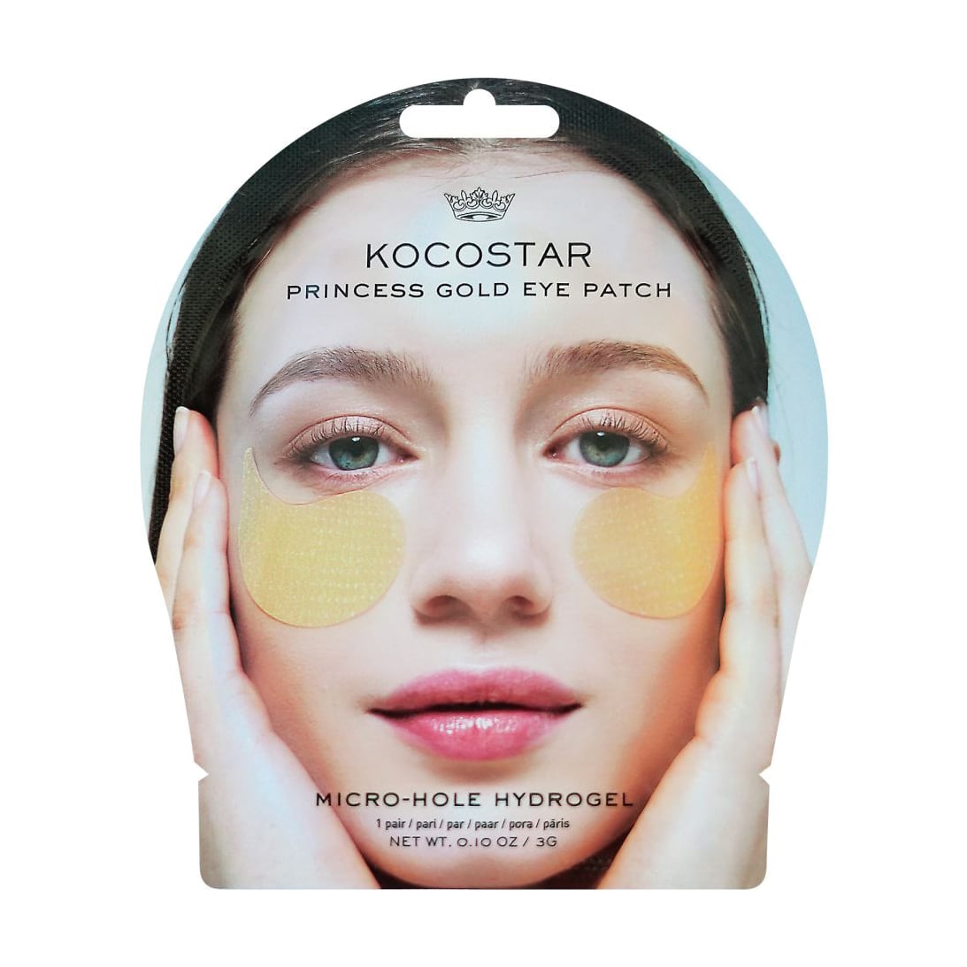 Золоті патчі для шкіри навколо очей Kocostar Princess Gold Eye Patch, 2 шт